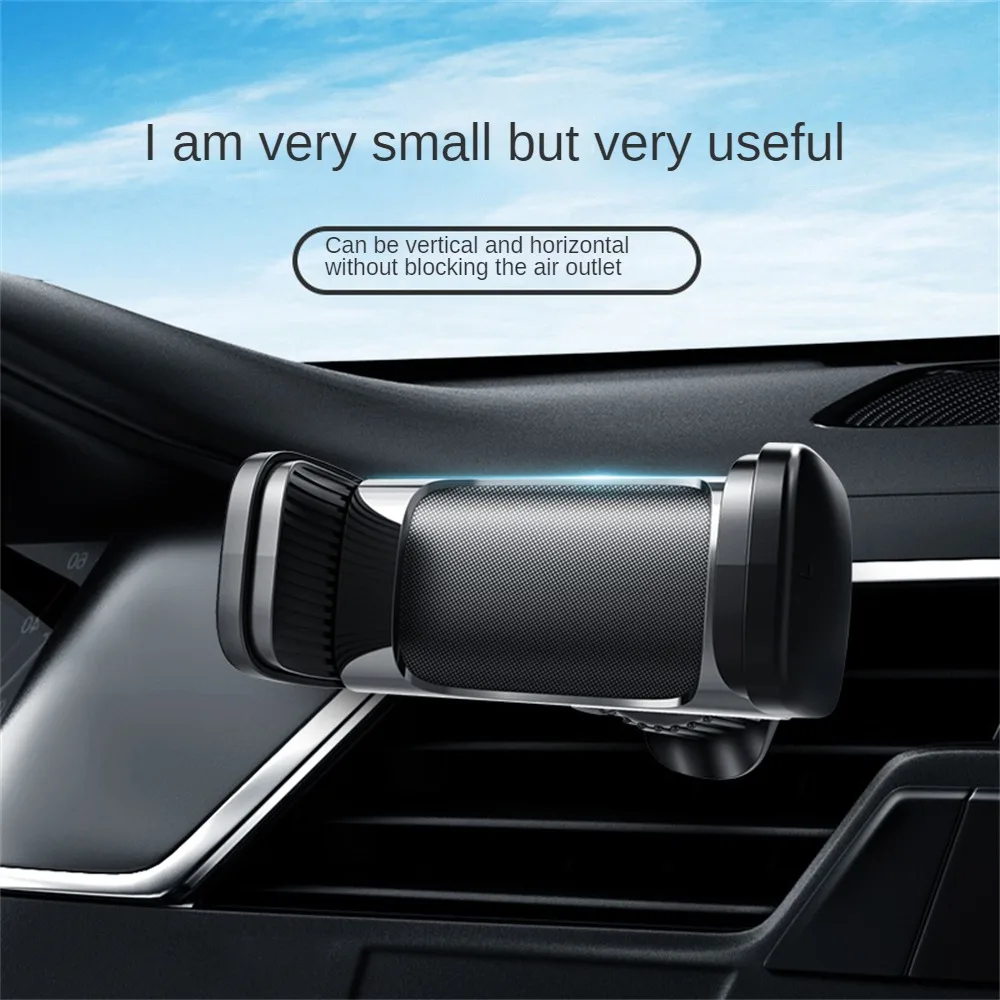 

Durable Car Navigation Swivel Clip Black Mobile Cell Stand Practical Car Holder Universal Car Supplies Creative Multifunctional