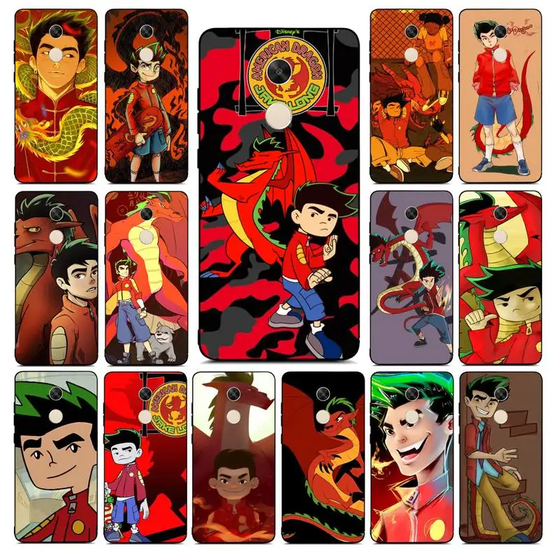 

Disney American Dragon Jake Long Phone Case for Redmi Note 8 7 9 4 6 pro max T X 5A 3 10 lite pro