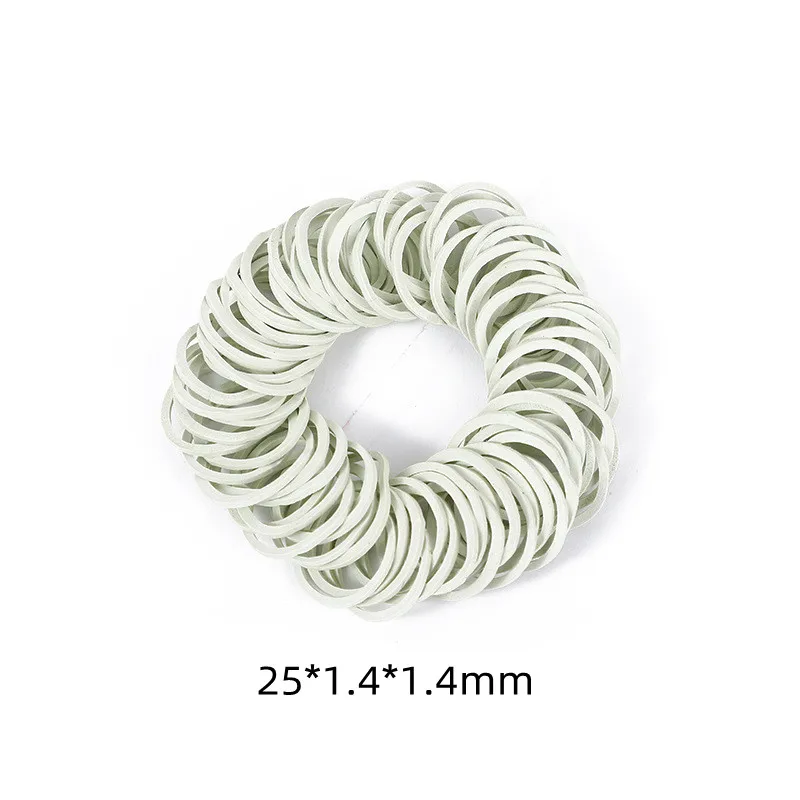 

100/200 шт., эластичные резинки для банковских купюр, 25*1,4*1,4 мм
