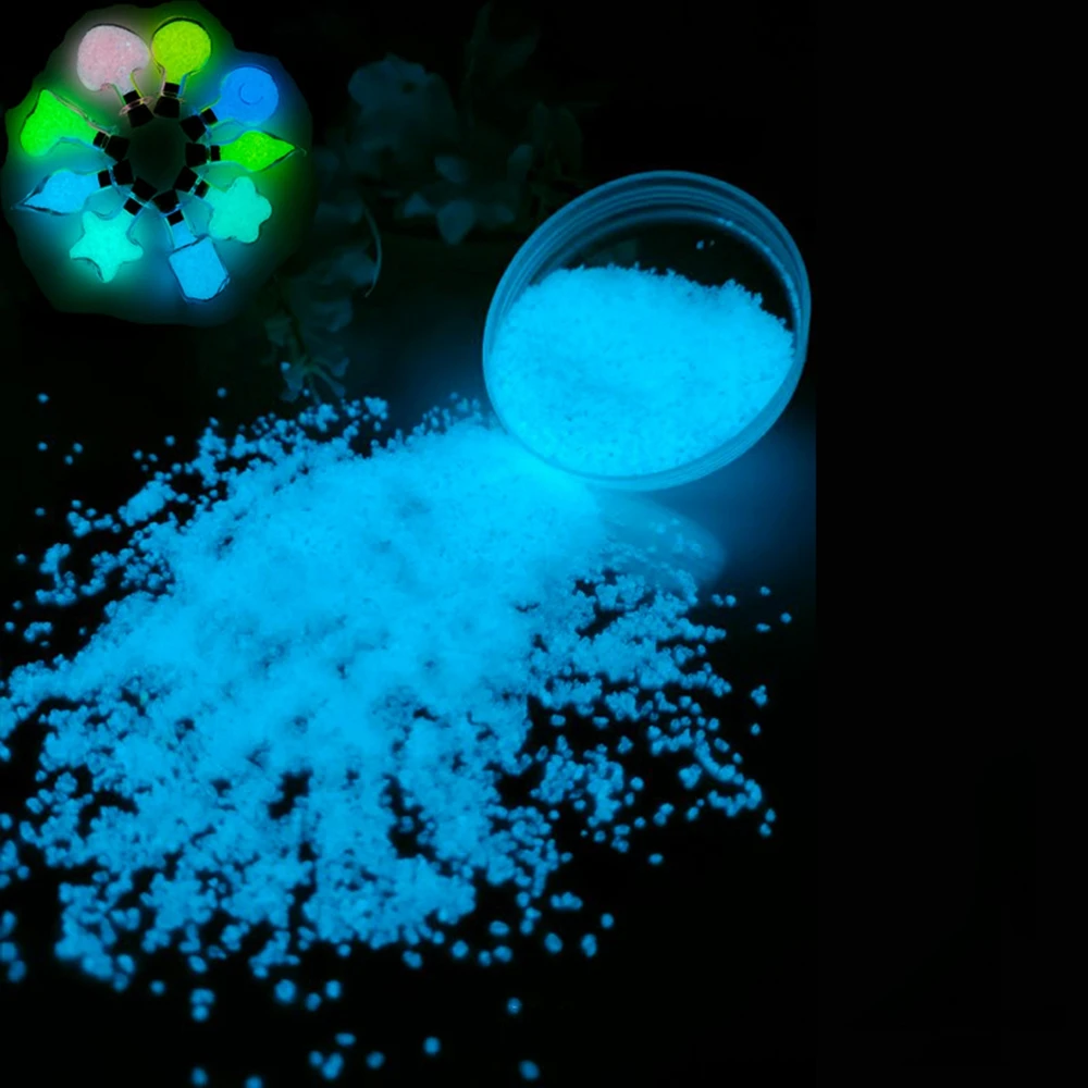 

1000pcs 3-5mm Luminous Sand Glow In Dark Stone Outdoor Garden Yard Lawn Decoration Fish Tank Aquarium Small Gravel DIY Decor