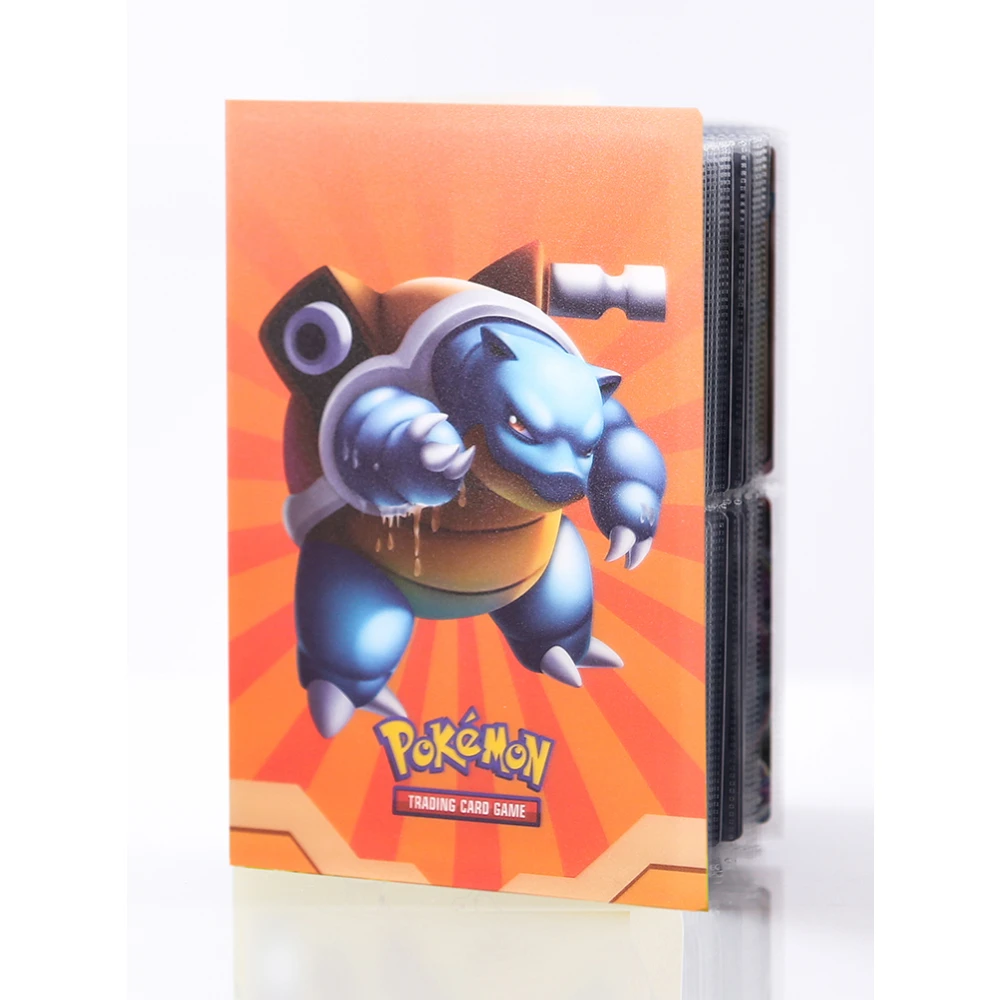 

Album Pokemon Blastoise Cards Letters Book Binder Anime Charizard 240PCS Game Playing Collection Folder Kid Birthday Gift