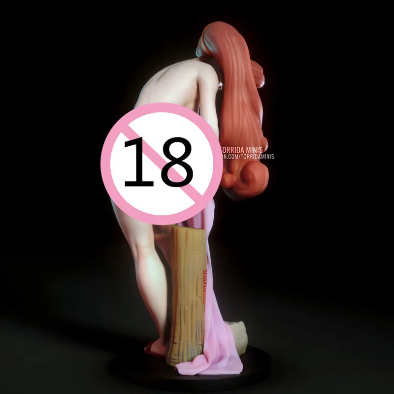 Megara Nsfw полная смоляная фигурка масштаб 1/24 75 мм сборная миниатюрная модель