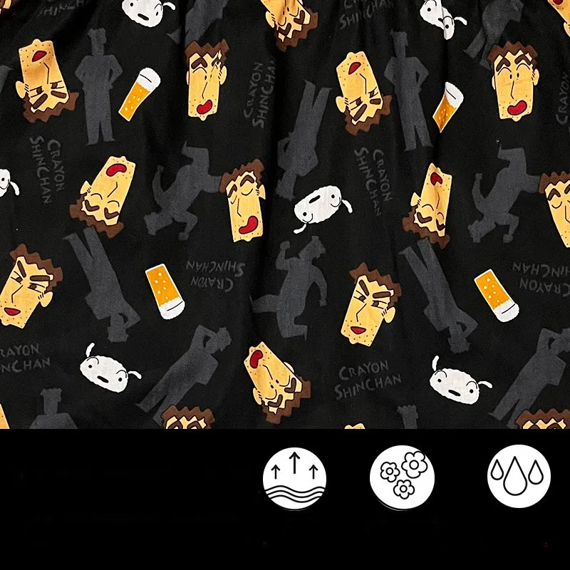 Men's Pajama Pants Cotton Loose Panties Cartoon Shorts Underwear