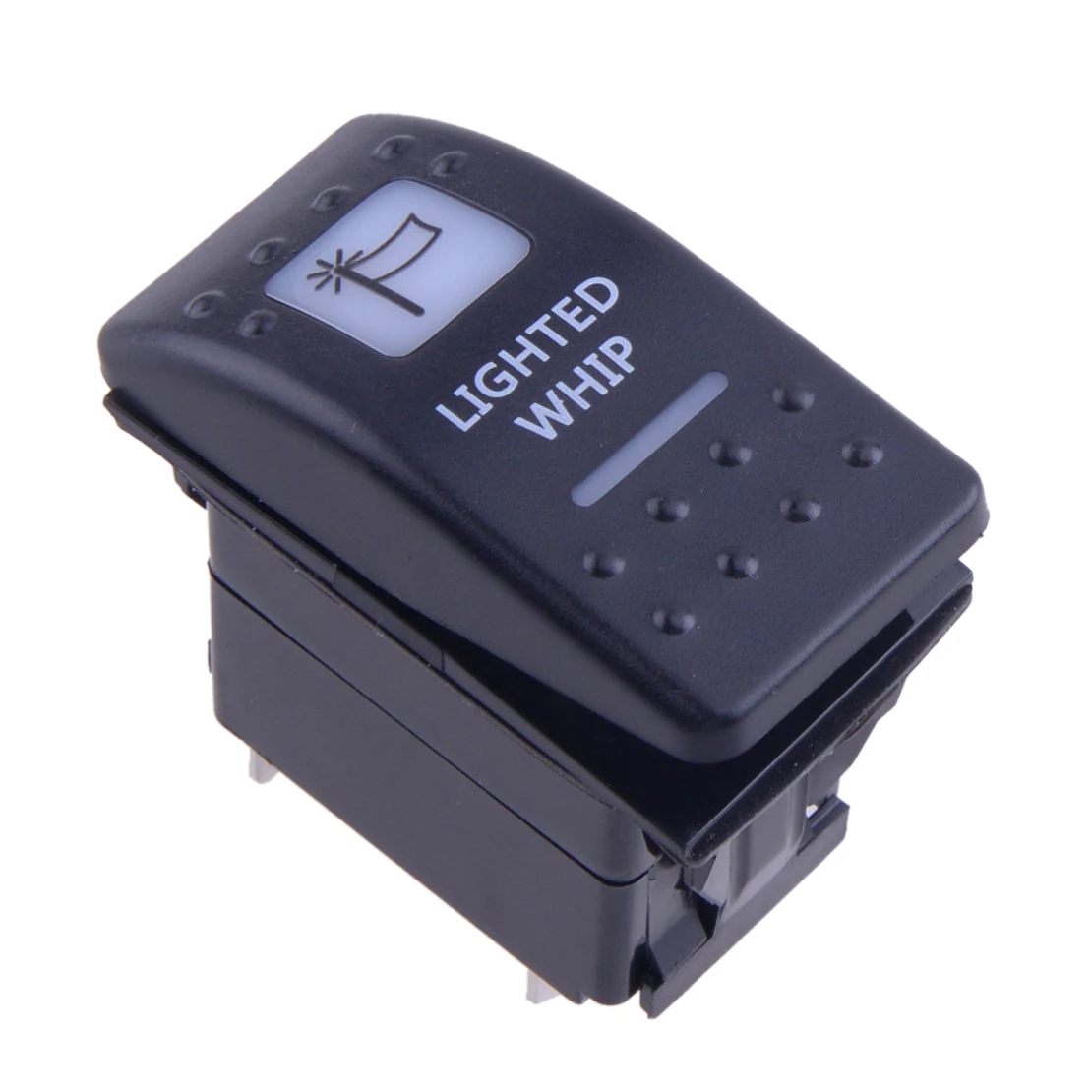 

Оранжевый 5-контактный Автомобильный светодиодный передний флейт, лазерный клавишный переключатель, подходит для лодок, внедорожников, мот...