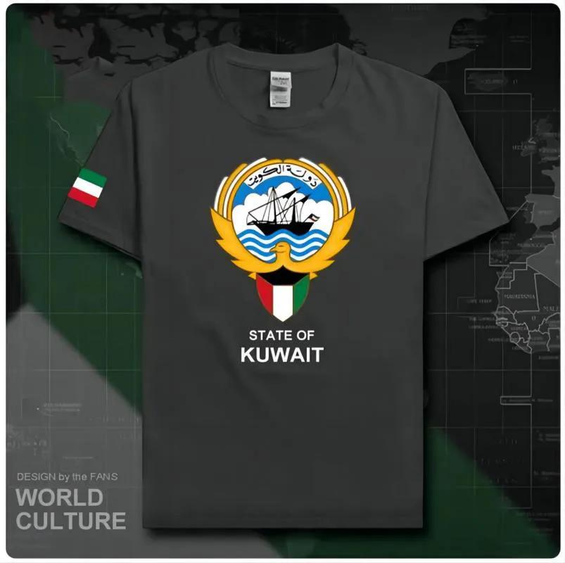 Мужская футболка Кувейт Кувейти мода 2024 трикотажные изделия из 100% хлопка