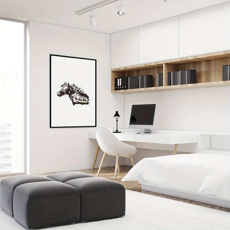 Металлическая железная лошадь Hello Young в западном стиле тень домашний коричневый