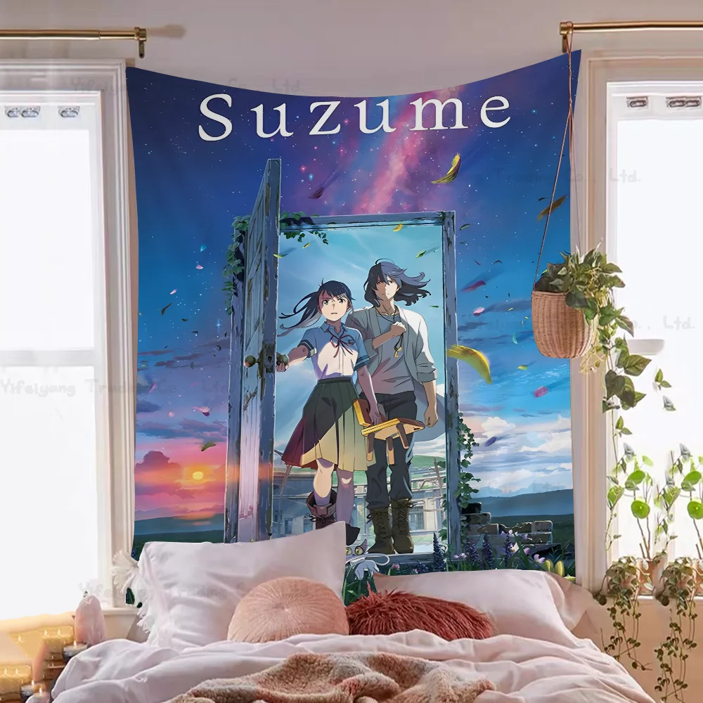 Suzume No To Jimari большой настенный гобелен с принтом дешевый в стиле хиппи богемный