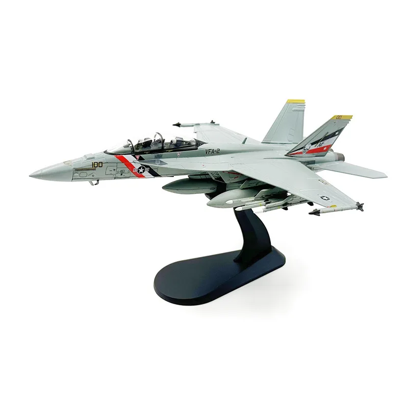 Масштабная модель американского истребителя FA‑18F Super Hornet VFA‑2, масштаб 1:72, из литого металла, коллекционная модель военного самолета, подарок. (art.: 3920dcba1afac) - 3920dcba1afac