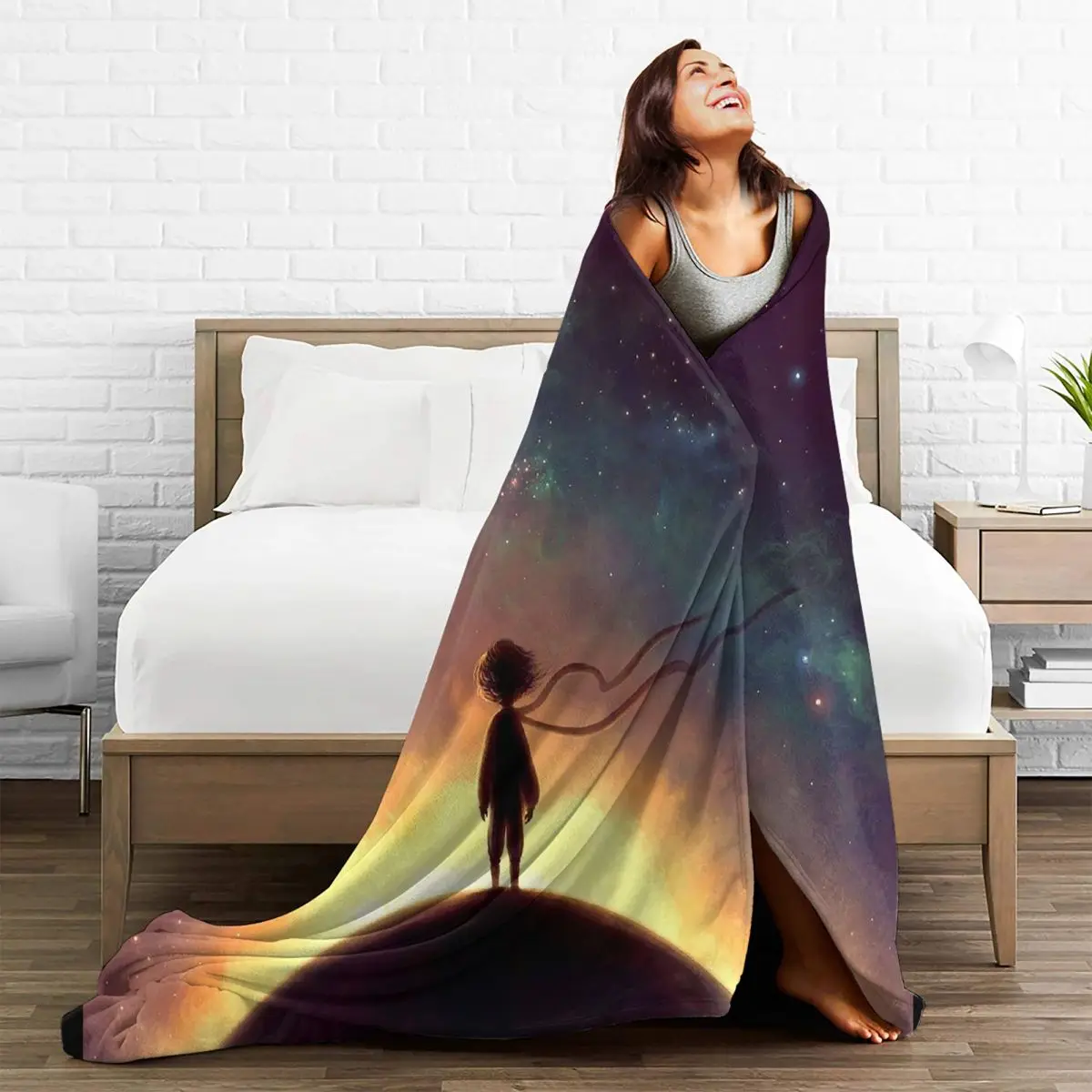 Одеяло для дивана цветное Флисовое одеяло с 3D принтом дышащее тонкое покрывало