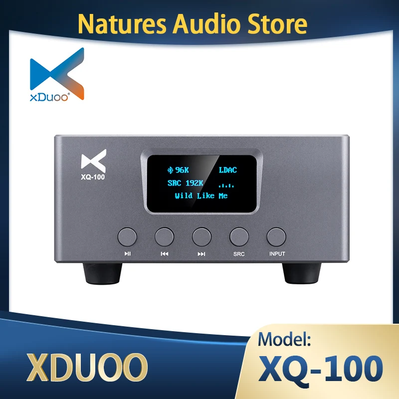 XDUOO XQ-100 XQ100 HIFI DAC беспроводной Bluetooth 5,0 приемник Dual ES9038Q2M SRC Upconversion Decoder приемник LDAC