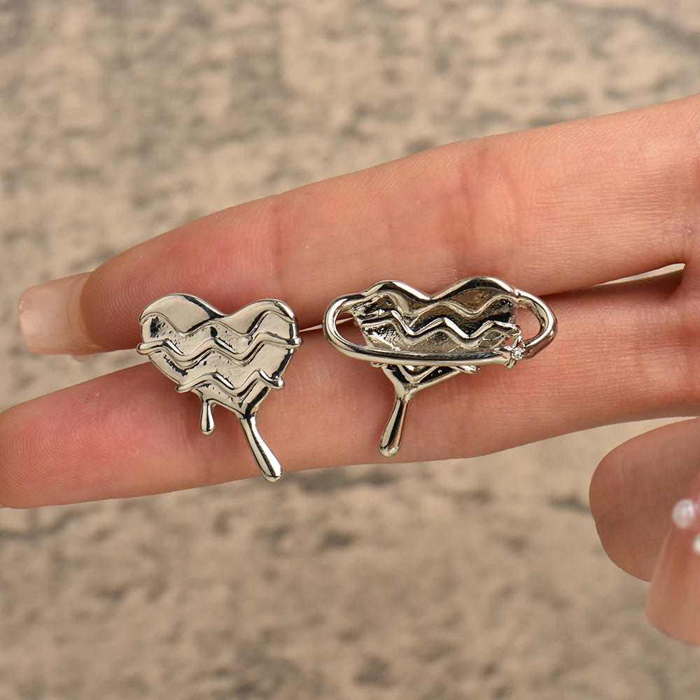 Lost Lady New Fashion Trend Personality Water Drop Earrings Same Model Women's Alloy Earrings Jewelry Wholesale Direct Sales