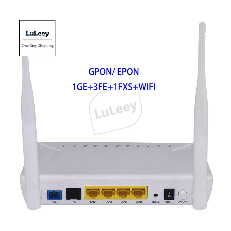 

2,4G 5G XPON ONT 4 port ONU wireless GPON EPON OLT двойная антенна 1GE 3FE 1FXS SC WiFi xpon оптоволоконное оборудование ONT ZTE