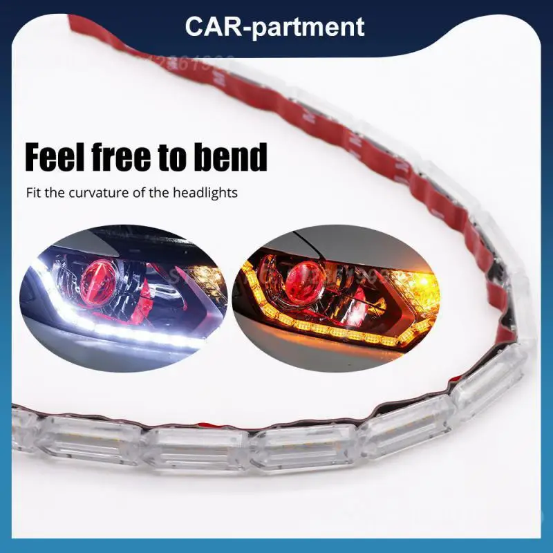 

Супер яркие светодиодные дневные ходовые огни, многофункциональные водонепроницаемые ленты для автомобильных фар, прочные ленты для дневных ходовых огней, 12 в, 3 вт