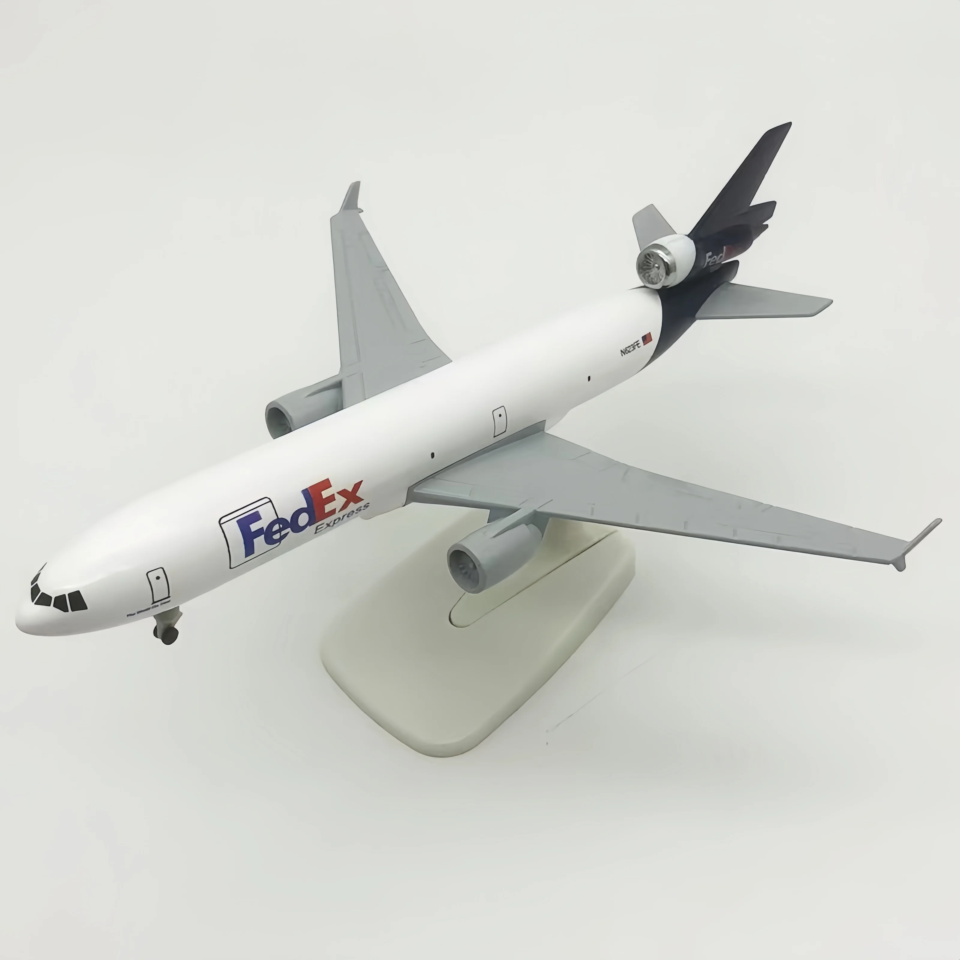 20 см8 дюймов Федеральный FEDEX McDonnell Douglas MD-11 транспортный самолет с колесами, модель самолета из сплава, металлическая модель, c (art.: 3920cd68d501e) - 3920cd68d501e