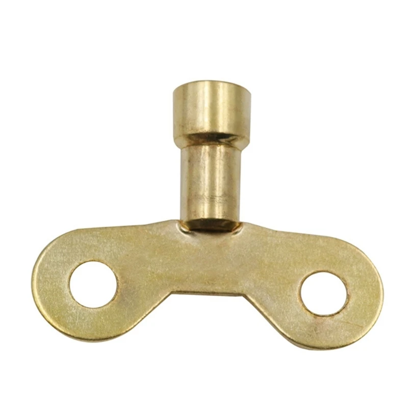 

For Water Tap Solid Brass Special Lock New Radiator Plumbing Bleed Square Socket Hole Water Tap Faucet