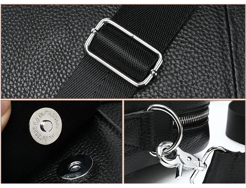 Retro fashion high-quality natural genuine leather men's 14-inch briefcase outdoor work office lawyer laptop business handbag