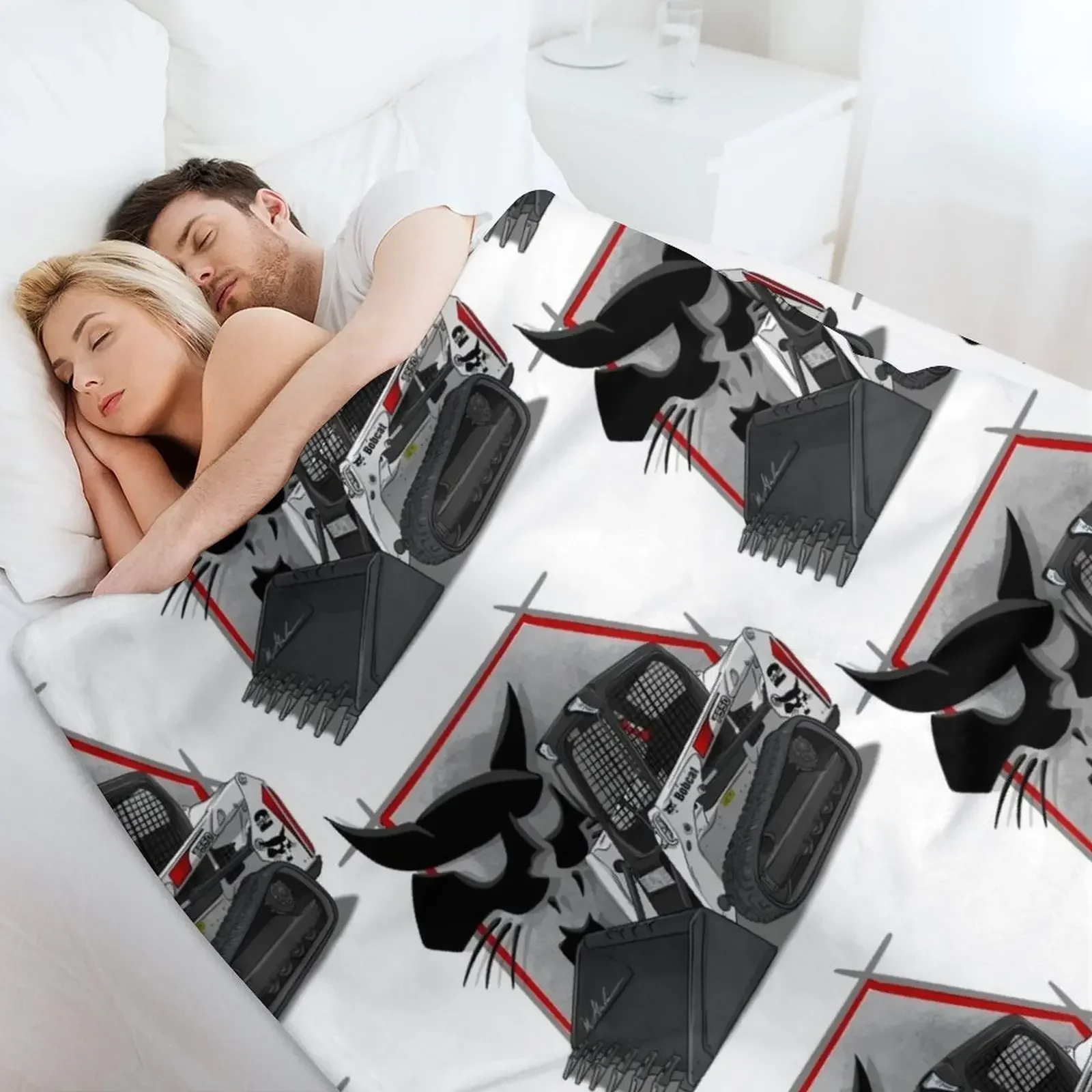 Плюшевый плед Bobcat