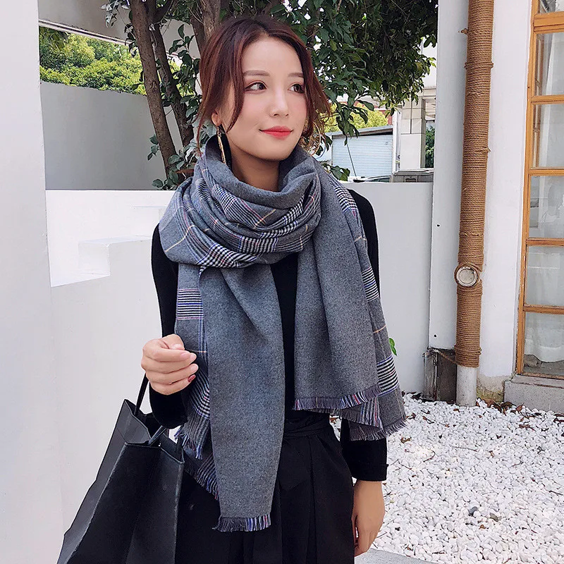 

2022 Fashion new style China High-quality winter Cashmere Silk Ladies wool Lovely Scarf Headscarf women Beach Sunscreen Shawl