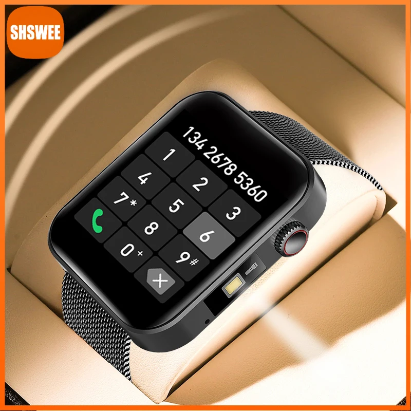 

For Samsung Apple Xiaomi Huawei Bluetooth Call Smart Watch Men LED Light Sports Fitness Watch Waterproof Smart Watch Android iOS