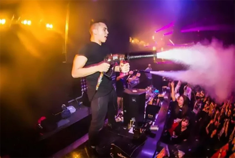 8 шт. Jets C02 Blaster портативный ручной Co2 струйный пистолет шутер машина сценическое