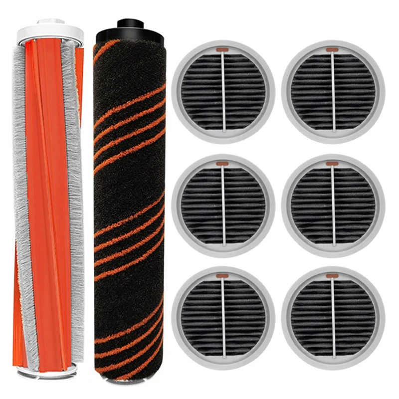 Soft Main Rolling Brush Hepa Filter For Roidmi Nex Handheld Wireless Vacuum Cleaner Accessories Soft Velvet Brush