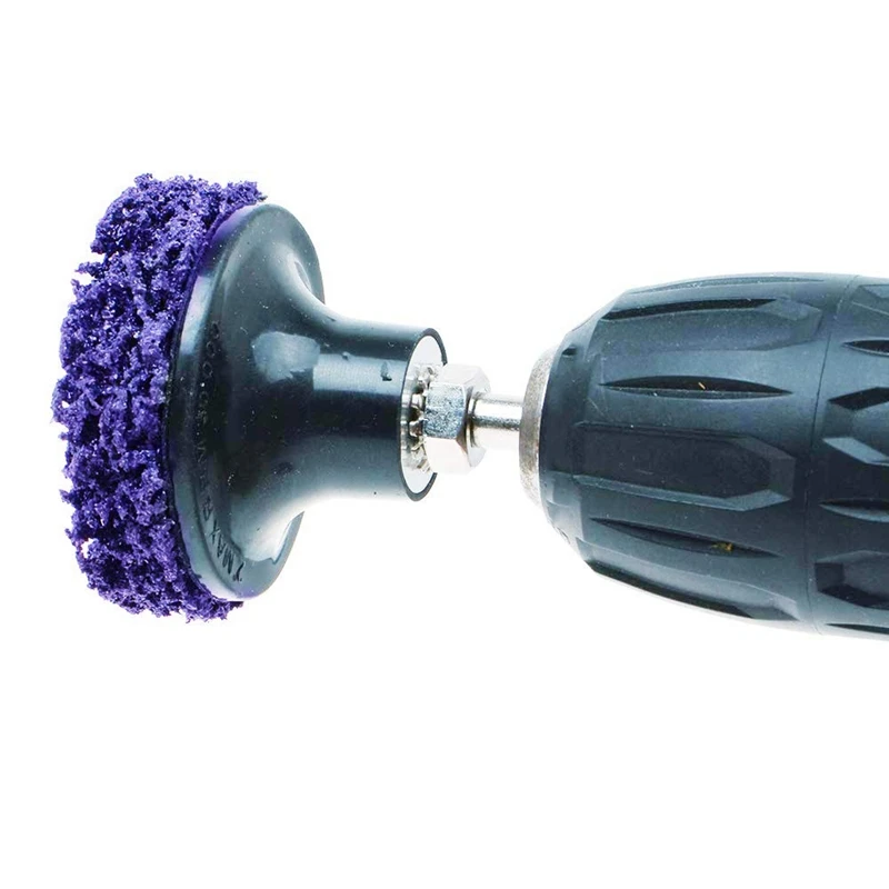 10 шт. 2 дюйма 50 мм быстросменные легко заменяемые и чистящие диски фиолетовые для