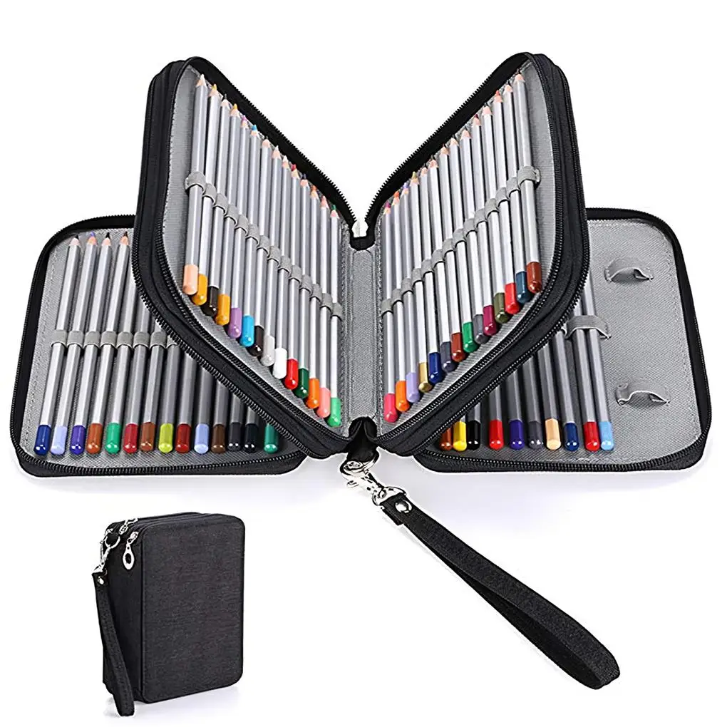 

School Artist Pencil Bag Adults Students Large Capacity Pen Carrying Case