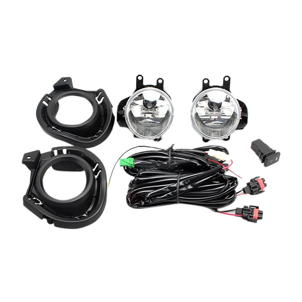 Противотуманные фары переднего бампера в сборе с проводным переключателем лампы