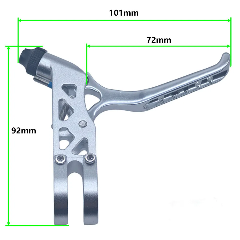 Фото Складная велосипедная полая легкая тормозная ручка с большим углом тормозных рычагов из алюминиевого сплава для аксессуаров для велосипеда Brompton №5