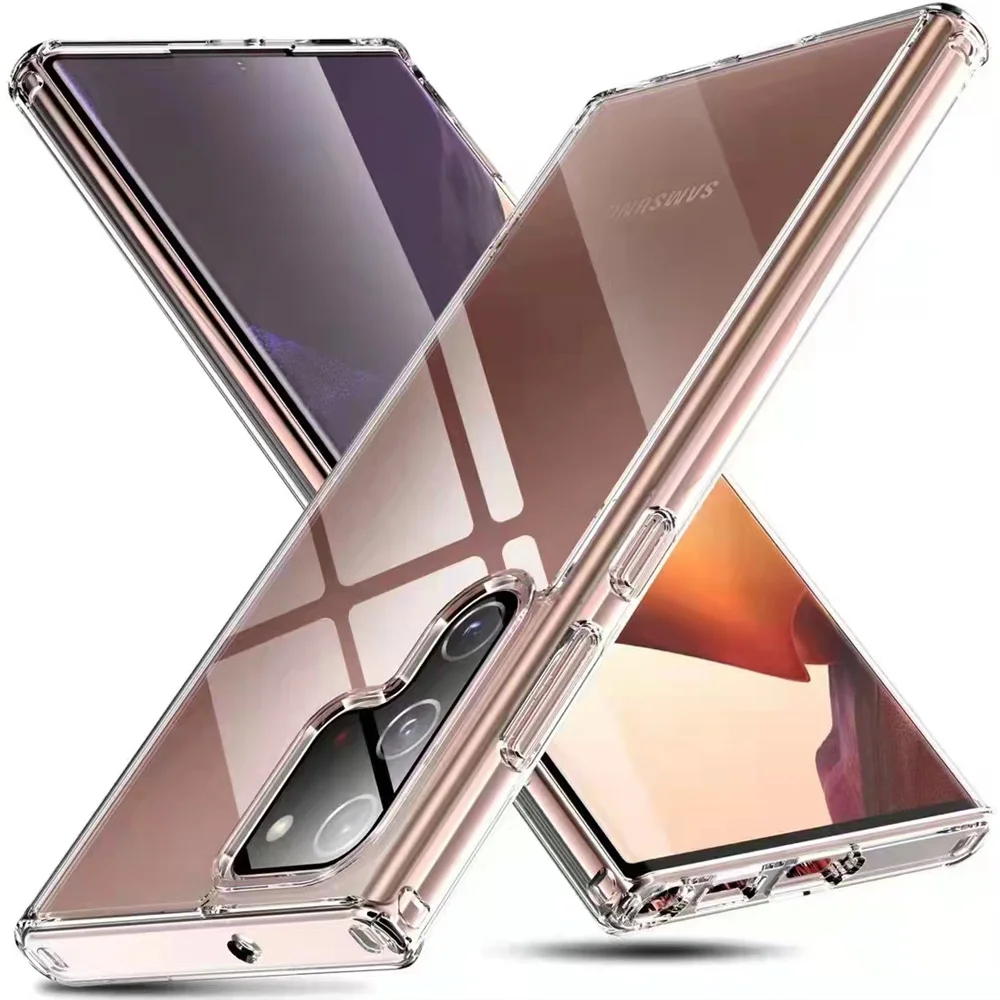 Топ 1 5 мм жесткий ударопрочный чехол для Samsung S22 ультра акриловый задний Чехол ТПУ