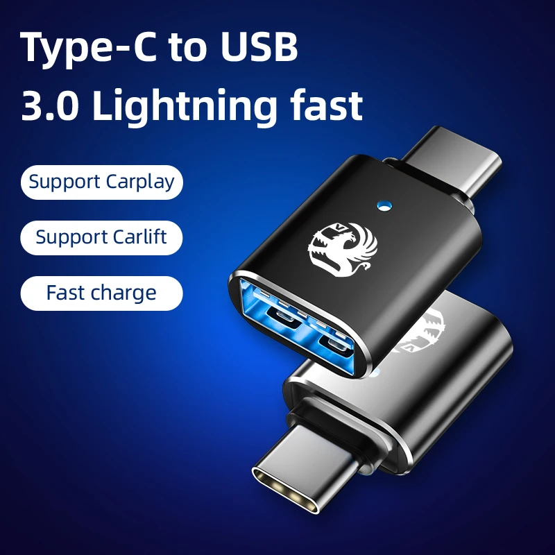 Автомобильный преобразователь интерфейса Type-C в USB зарядный адаптер для Vauxhall VXR