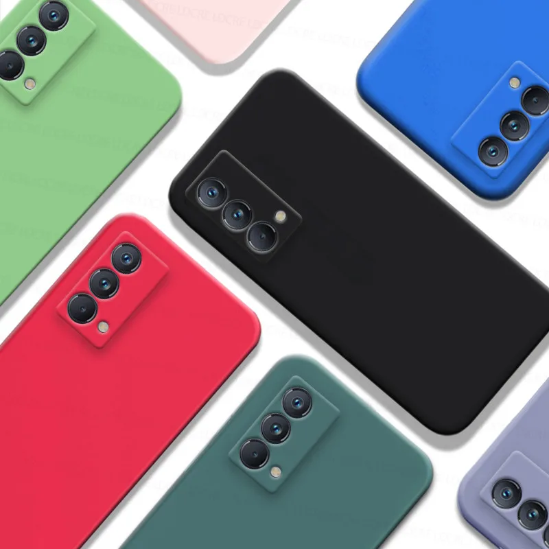 

Liquid Silicone Cover For Realme GT Master Case For Realme GT 8 7 6 Pro Cover Protective Bumper TPU Case For Realme GT Master