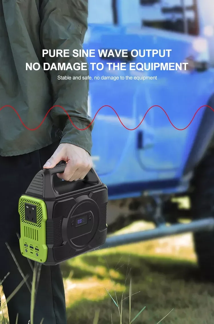 Генератор выходной мощности переменного тока 300 Вт 220 В 288 Втч портативная