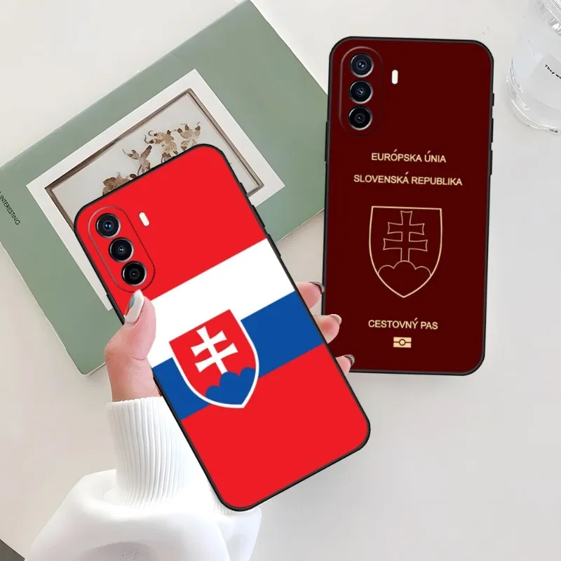 

Slovakia Passport Flag Map Phone Case 2023 For Huawei P50 P30Pro P40 P20 P10 P9 Y7 Y9S Lite Honor X8 X7 70 Pro Psmart Cover