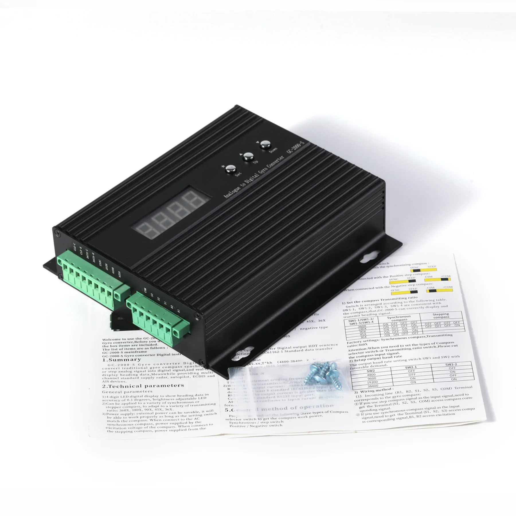 Фото GC-2000 Matsutec GC-2000 Гироконвертер NMEA0183 Цифровой сигнальный компас с дисплеем для навигации и катания на лодках №2