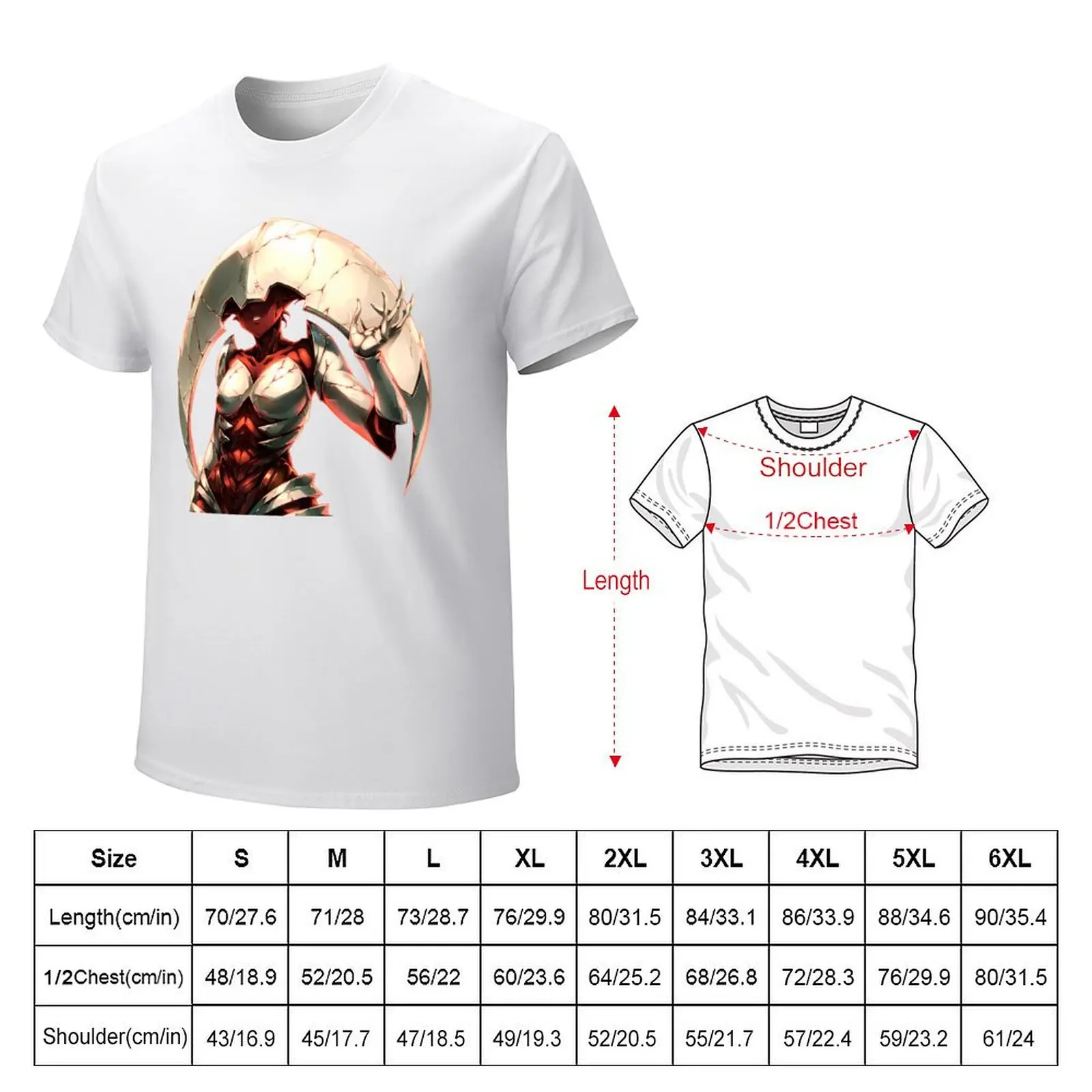 Реалистичная аниме Elesh Norn-футболка Мать машин футболка большого размера