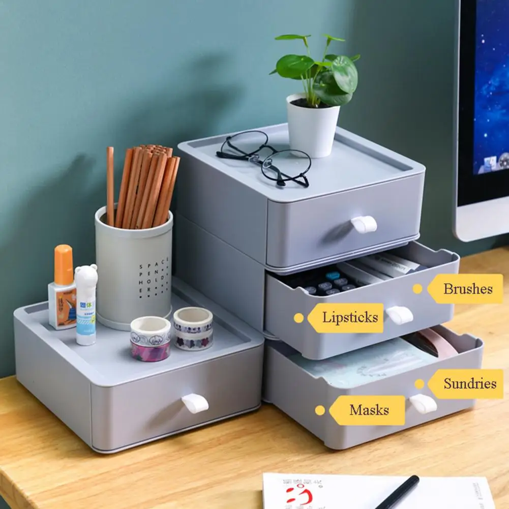 

Useful Load Bearing Stable Base Decorative Desktop Drawer Organizer Convenient Desktop Drawer Office Accessories