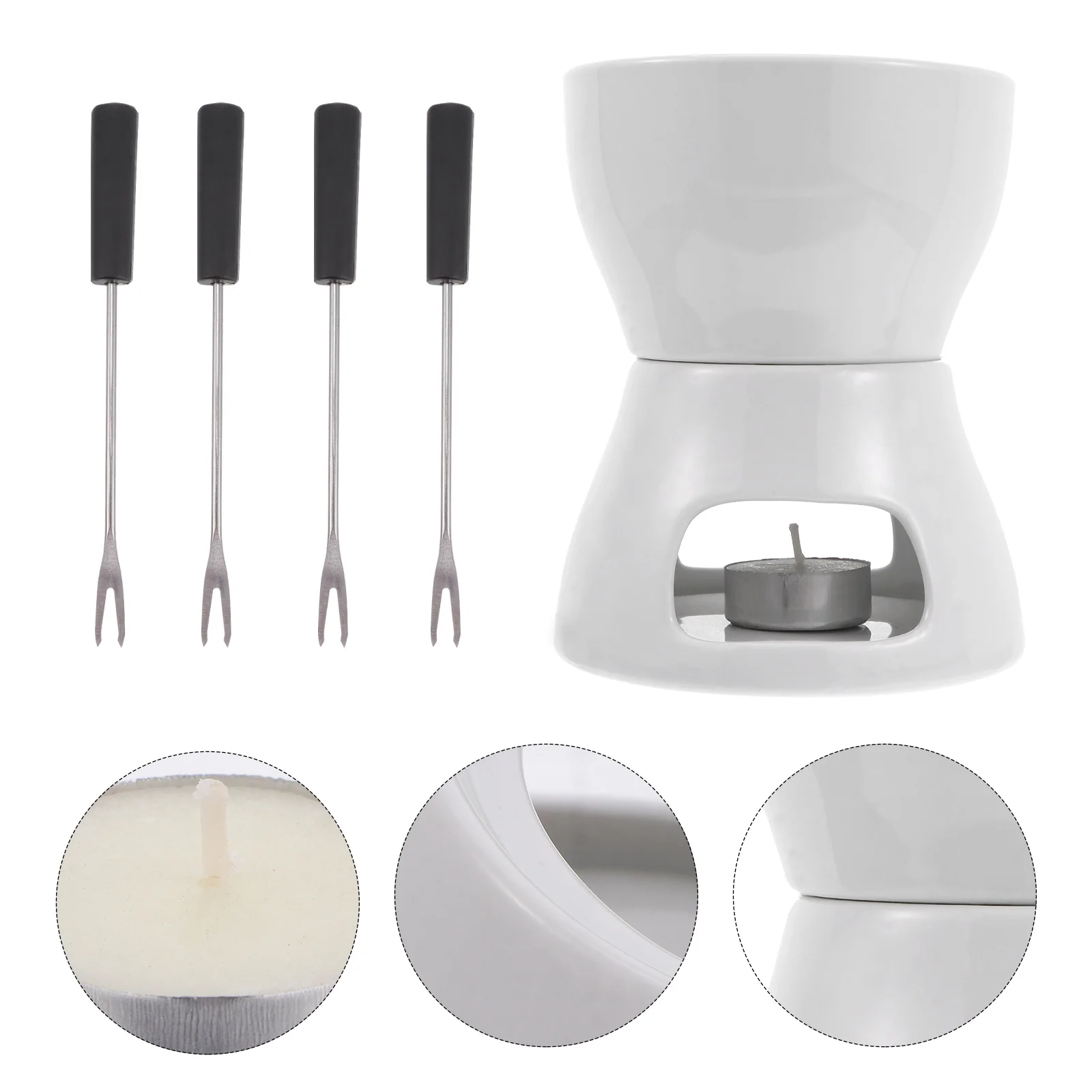 

1 набор, Прочная Керамическая Чаша для фондю, сыра, шоколада