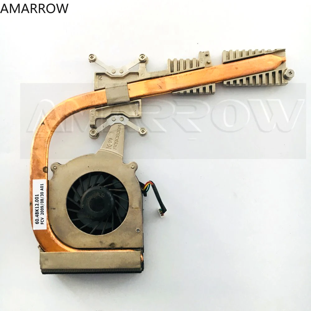 Оригинальный радиатор для ноутбука DELL, охлаждающий вентилятор, кулер для процессора 1440 M1440, радиатор для процессора + латунный радиатор