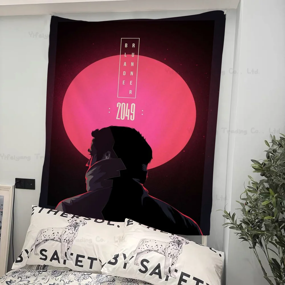 Бегун с лезвием из фильма красочный гобелен настенный цветком хиппи настенные