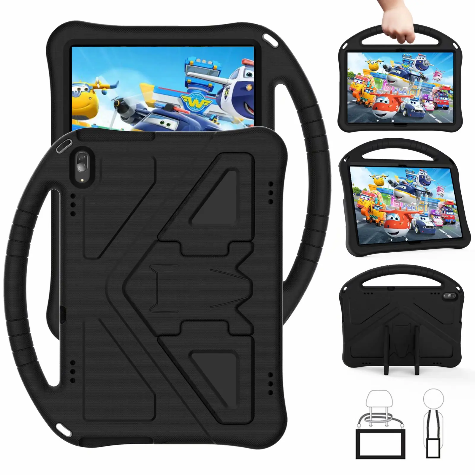 

M8 EVA Case For Lenovo Tab M10 FHD Plus TB-X606F M10 TB-X505F TB-X605F P10 TB-X705F/L Tab4 10 Kids Shockproof Stand Tablet Cover