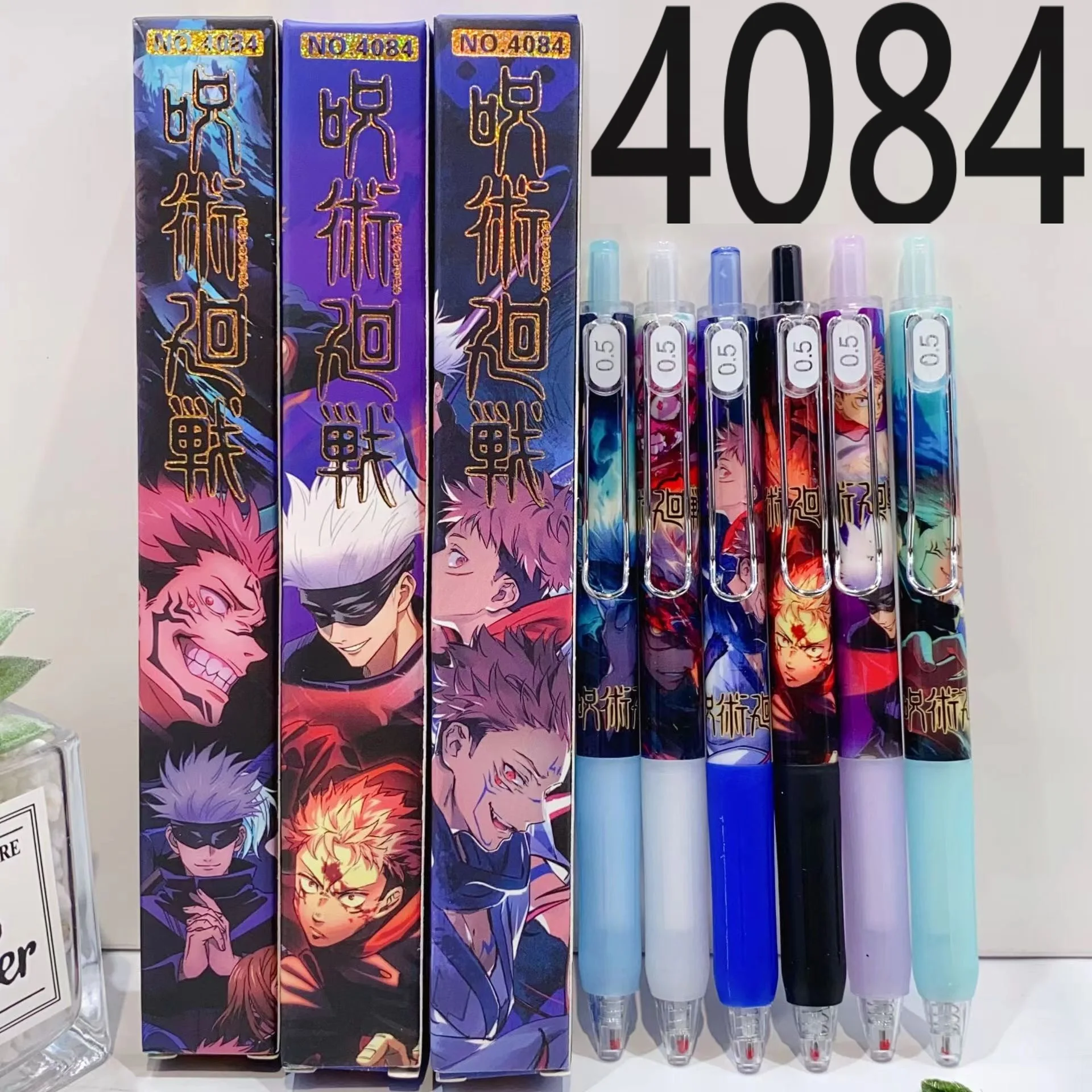 

Гелевые ручки аниме, набор из 6 штук
