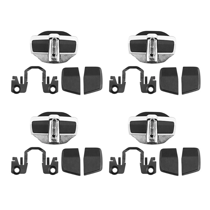 

12 Sets TRD Door Stabilizer Door Lock Protector Latches Stopper Covers For Honda Accord Civic CRV HRV Odyssey