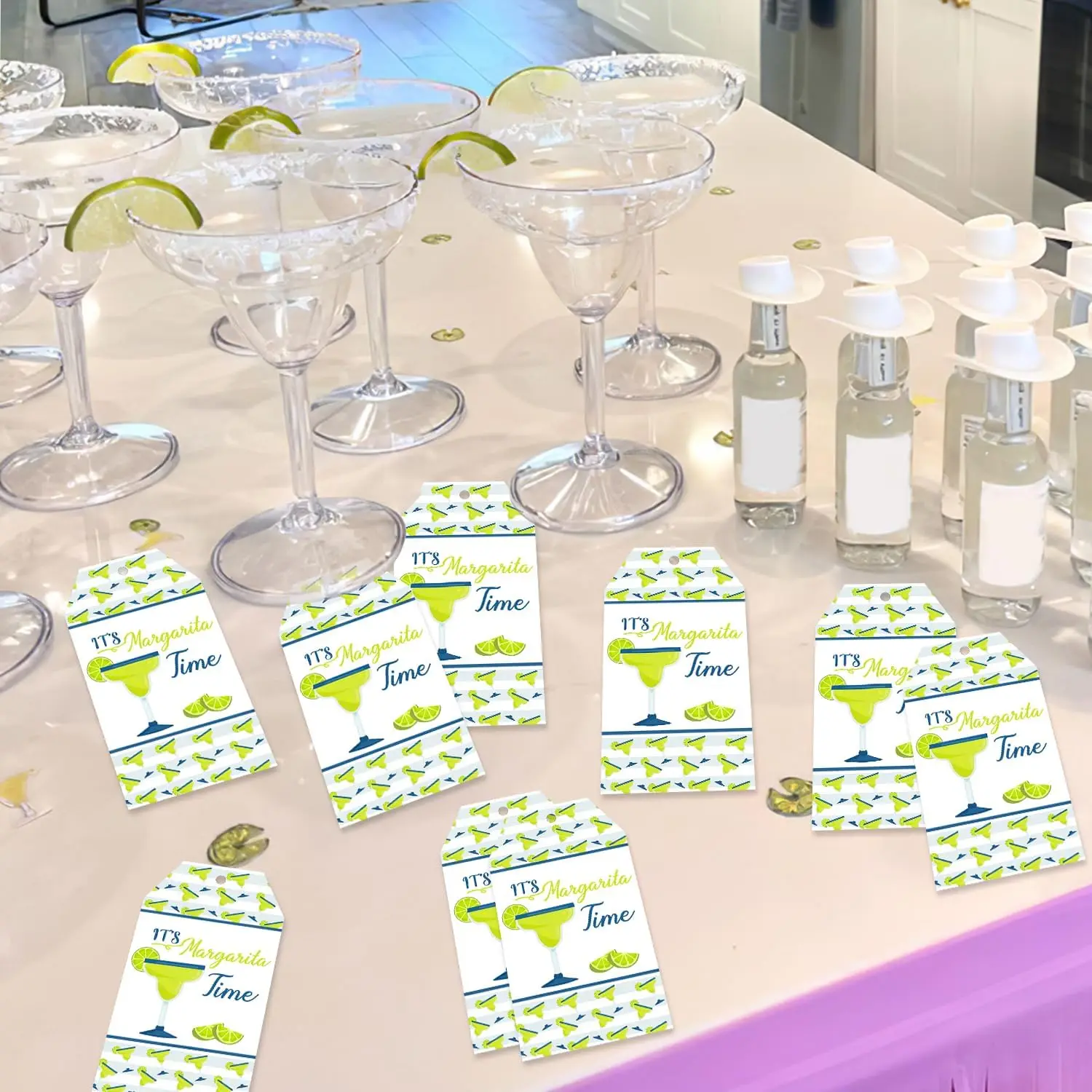 Бирки для сувениров Маргарита мрамор и Свадьба