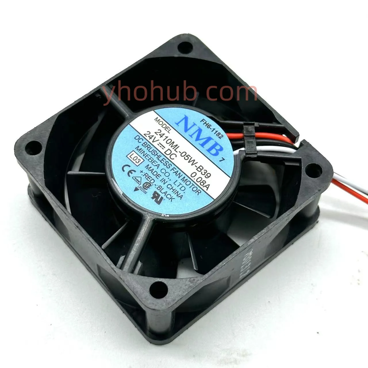 NMB-MAT 2410ML-05W-B39 L03 DC 24V 0.08A 60x60x25 мм вентилятор охлаждения сервера