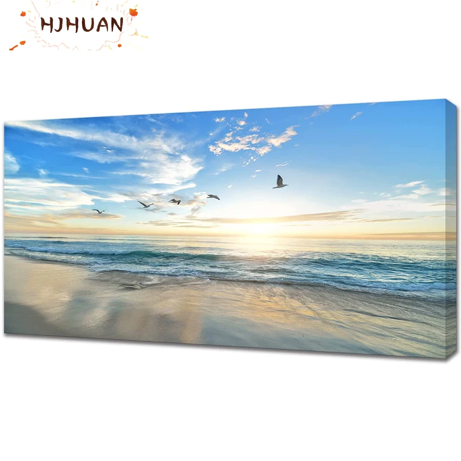 

5D DIY закат природный пейзаж круглая дрель алмазная живопись вышивка крестиком 3D Алмазная искусство Вышивка декор из алмазной мозаики подар...