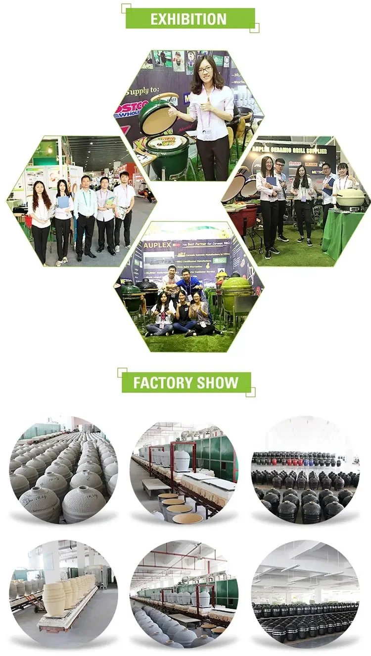 AUPLEX 16-дюймовый уличный гриль Kamado кухонный гриль-барбекю уголь