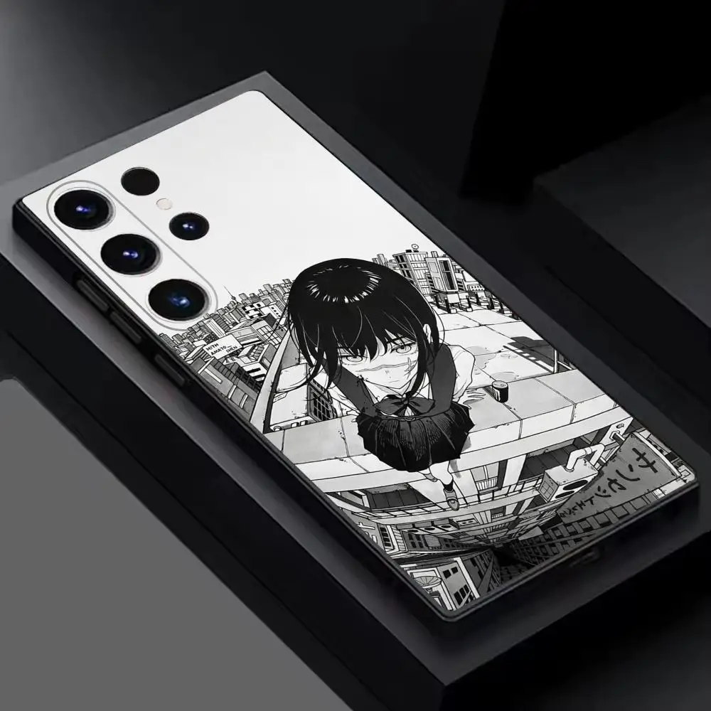 Фото Чехол для телефона Asa Mitaka War Devil для Samsung Galaxy S26 S25 S24 S23 S22 S21 Plus Ultra Fold A, мягкий, черный №3