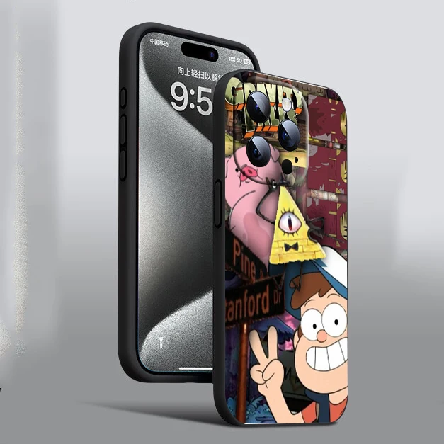 OK39 Gravity Falls-2 Soft Silicone Case for Moto G 5G G9 G30 G50 G60 G52 E7 Power E32