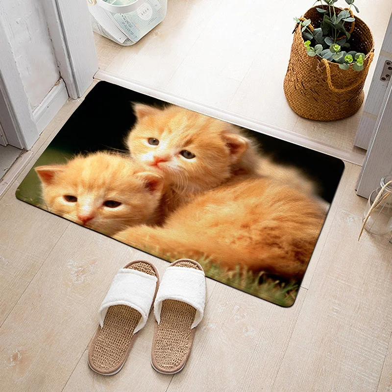 

Soft Carpet Floor Room Mat Washable Bedroom Anime Living Rug Coffee table Animal Small Cat Room Carpets Bath Mats Prayer Rug